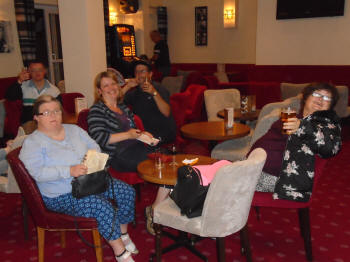 evening at the hotel