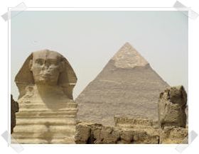 Sphinx and Pyramid